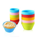 Moldes Silicona Para Cupcakes  X 10 Unidades