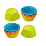 Moldes Silicona Para Cupcakes  X 10 Unidades