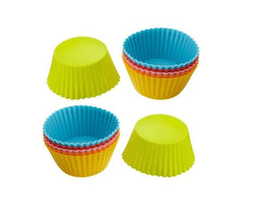 Moldes Silicona Para Cupcakes  X 10 Unidades